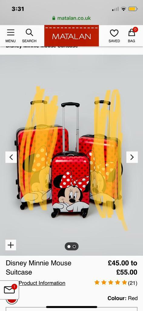 20kg suitcase matalan